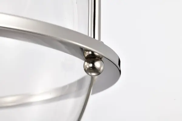 Amado 3-Light Pendant in Polished Nickel with Clear Glass - Image 11