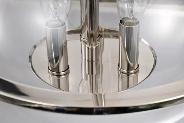 Amado 3-Light Pendant in Polished Nickel with Clear Glass - Image 13