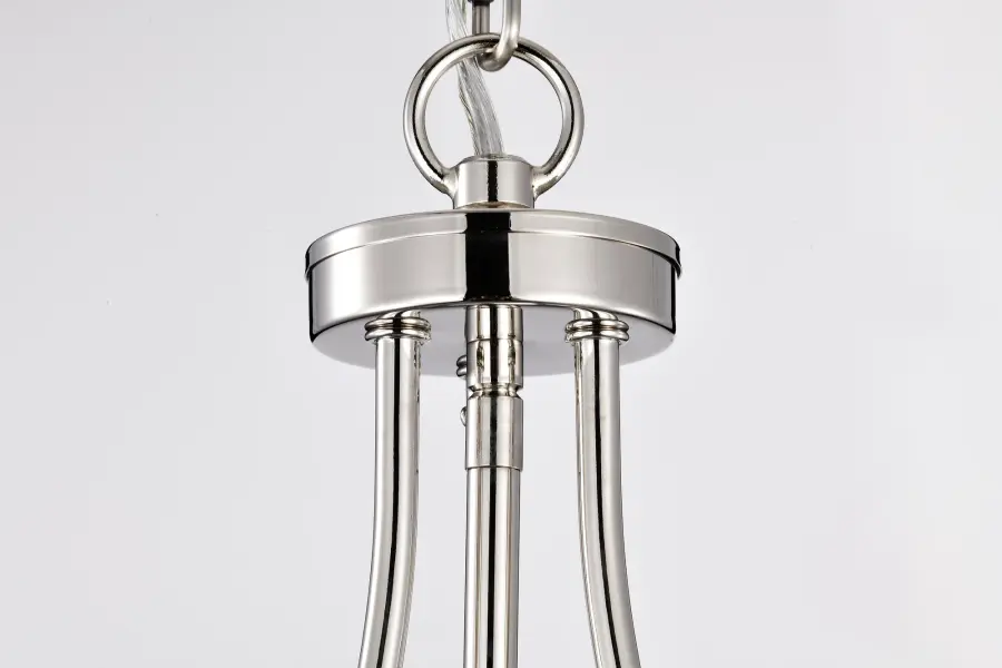 Amado 3-Light Pendant in Polished Nickel with Clear Glass - Image 8