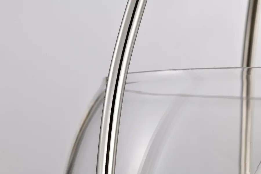 Amado 3-Light Pendant in Polished Nickel with Clear Glass - Image 9