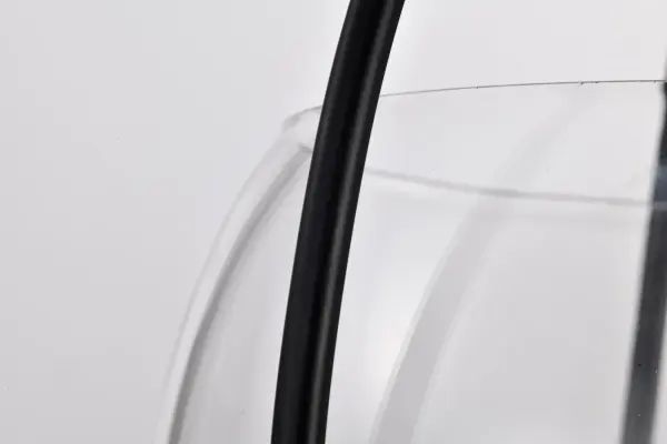 Amado 3-Light Pendant in Matte Black with Clear Glass - Image 11