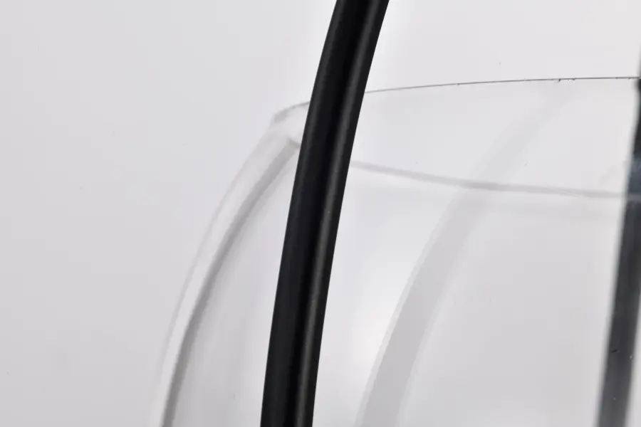 Amado 3-Light Pendant in Matte Black with Clear Glass - Image 11