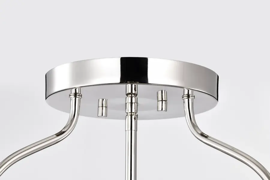 Amado 3-Light Semi-Flush Mount in Polished Nickel - Image 7