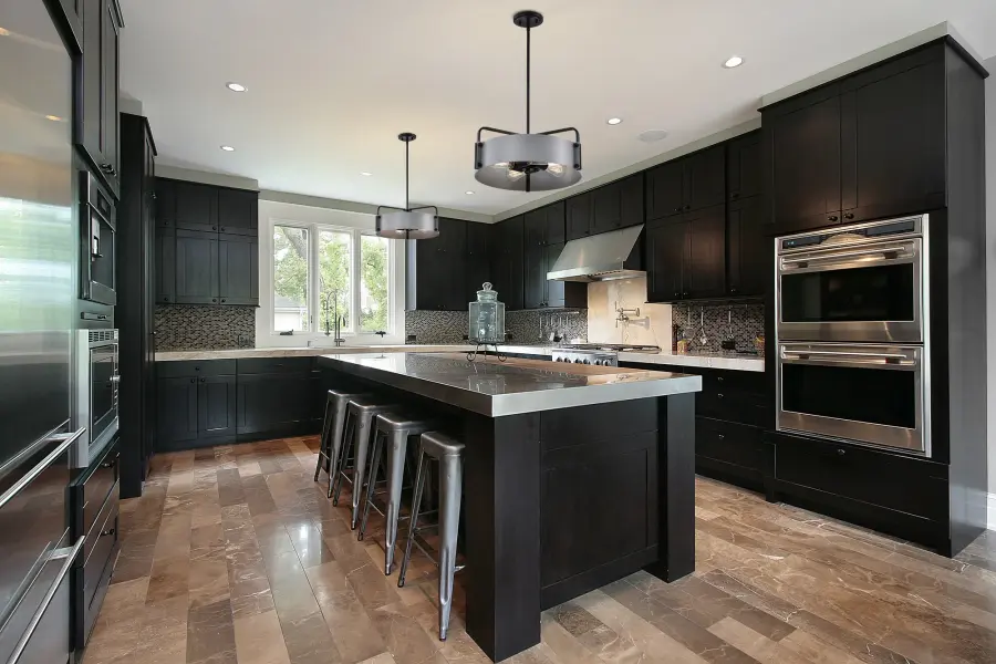 Altos 4-Light Medium Pendant in Gray and Matte Black - Image 12
