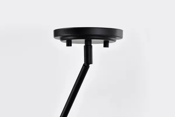 Altos 5-Light Large Pendant in Gray and Matte Black - Image 7
