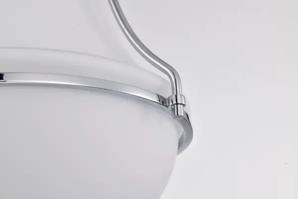 Valdora 1-Light Flush Mount in Polished Nickel with White Opal Glass - Image 10