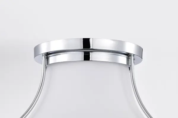 Valdora 1-Light Flush Mount in Polished Nickel - Image 7
