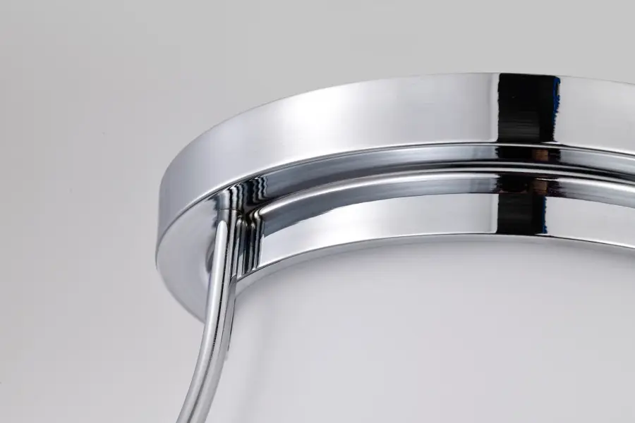 Valdora 1-Light Flush Mount in Polished Nickel - Image 8