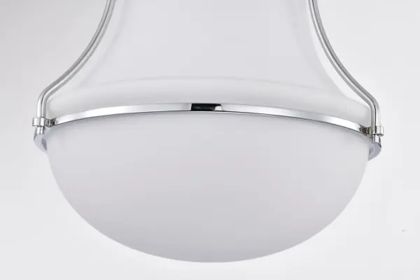Valdora 1-Light Flush Mount in Polished Nickel - Image 9