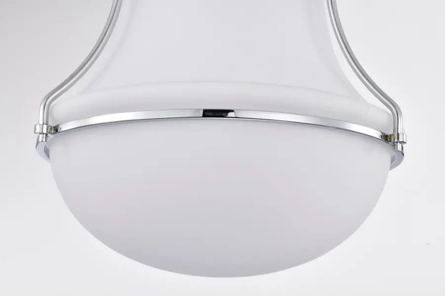 Valdora 1-Light Flush Mount in Polished Nickel - Image 9