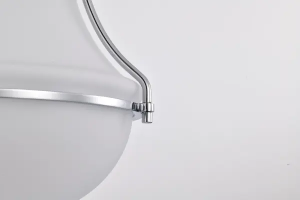 Valdora 1-Light Pendant in Polished Nickel with White Opal Glass - Image 12