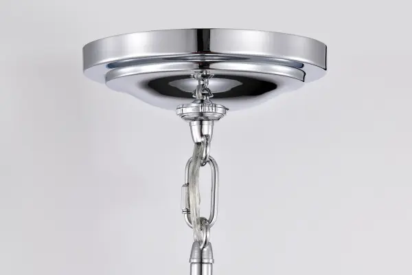 Valdora 1-Light Pendant in Polished Nickel with White Opal Glass - Image 8