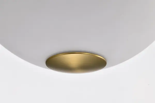 Everton 2-Light Pendant in Matte Gray and Brass - Image 11