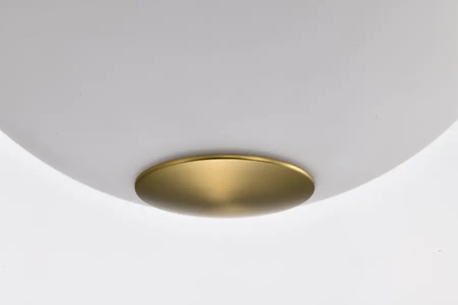 Everton 2-Light Pendant in Matte Gray and Brass - Image 11