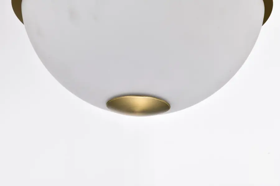 Everton 2-Light Pendant in Matte Black & Brass - Image 12