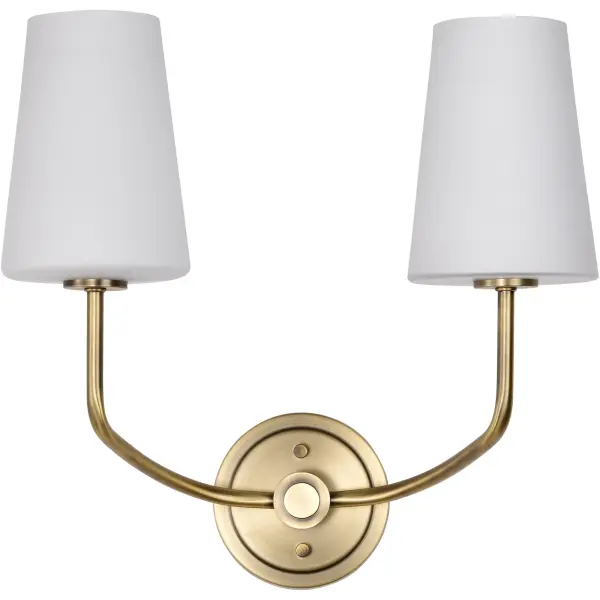 Elegant Traditional Sconce with Timeless Brass Finish - Image 3