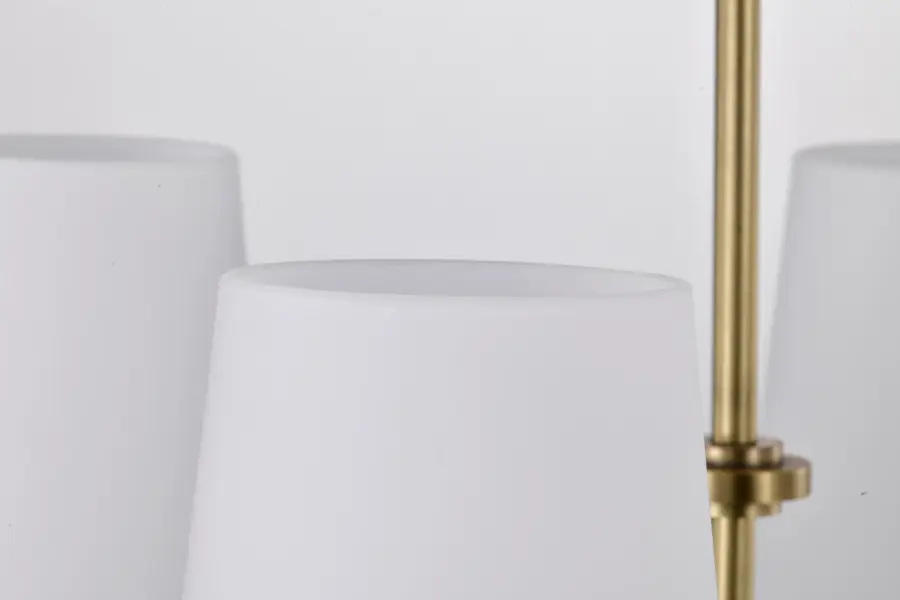 Elegant Traditional Chandelier with Timeless Vintage Brass Finish - Image 13