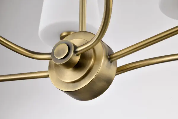 Elegant Traditional Island Pendant with Timeless Brass Finish - Image 11