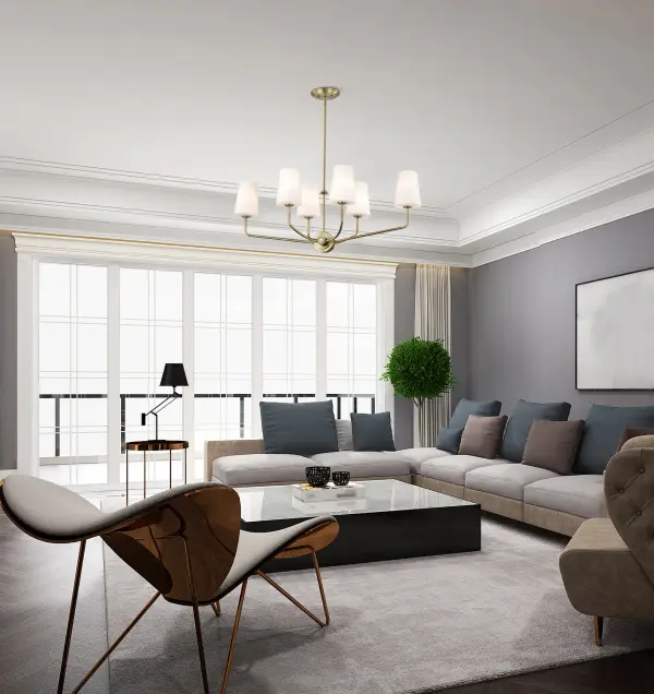 Elegant Traditional Island Pendant with Timeless Brass Finish - Image 14