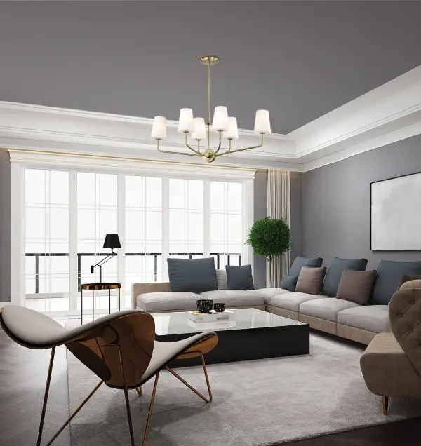 Elegant Traditional Island Pendant with Timeless Brass Finish - Image 17