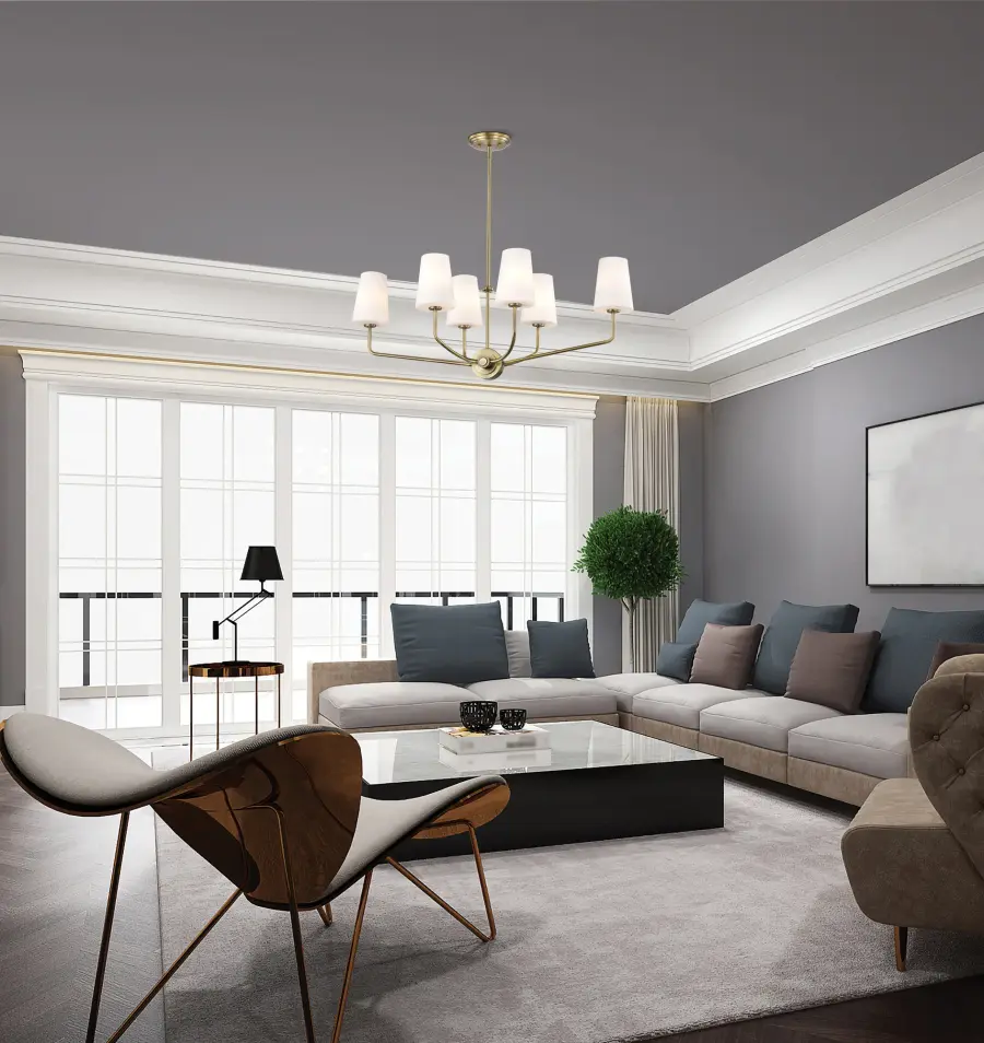 Elegant Traditional Island Pendant with Timeless Brass Finish - Image 17