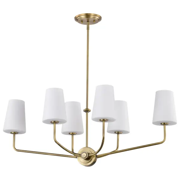 Elegant Traditional Island Pendant with Timeless Brass Finish - Image 4