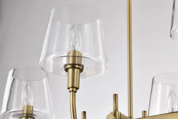 Brookside 6-Light Island Pendant in Vintage Brass - Image 11