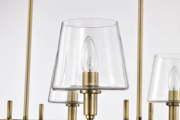 Brookside 6-Light Island Pendant in Vintage Brass - Image 7