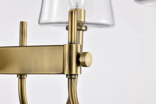 Brookside 6-Light Island Pendant in Vintage Brass - Image 9