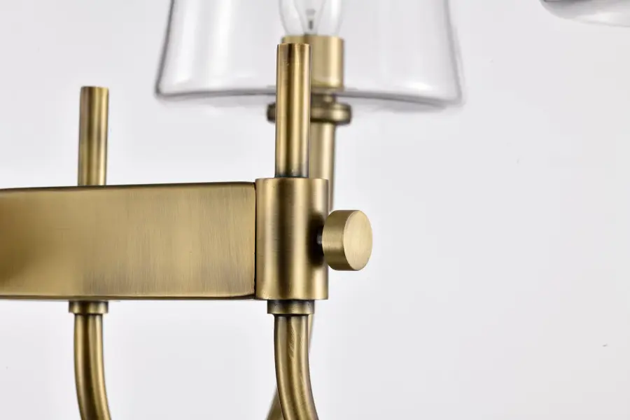Brookside 6-Light Island Pendant in Vintage Brass - Image 9