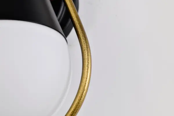 Admiral 1-Light Wall Sconce in Matte Black and Natural Brass - Image 16