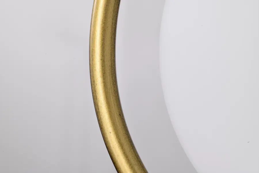 Admiral 1-Light Pendant in Matte Black and Natural Brass - Image 12