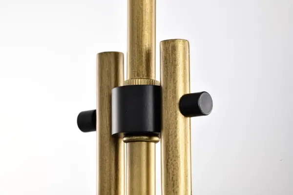 Admiral 1-Light Pendant in Matte Black and Natural Brass - Image 10
