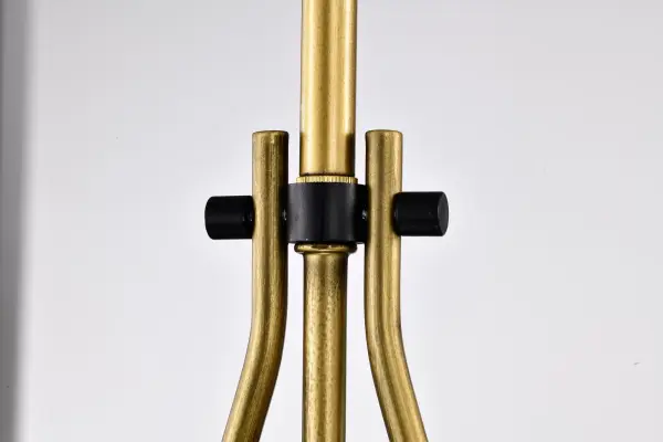 Admiral 1-Light Pendant in Matte Black and Natural Brass - Image 11