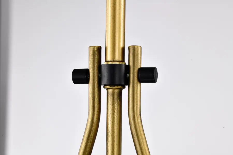 Admiral 1-Light Pendant in Matte Black and Natural Brass - Image 11
