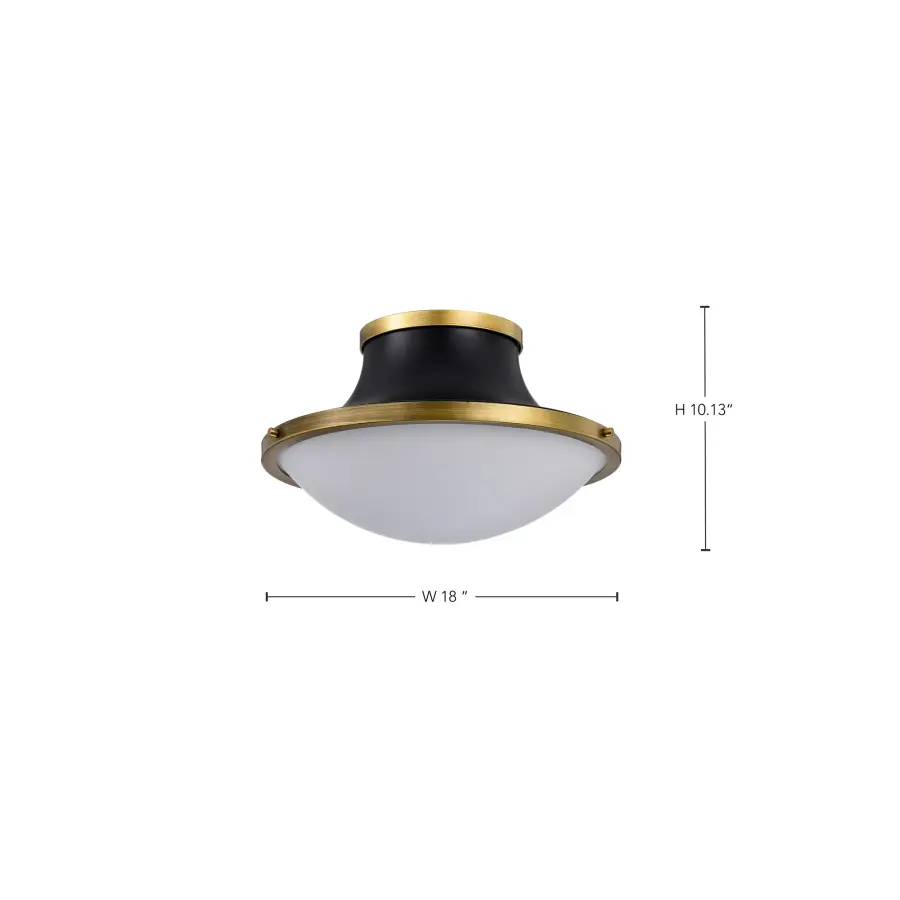 Lafayette 3-Light Flush Mount Ceiling Light - 18 Inch - Image 13