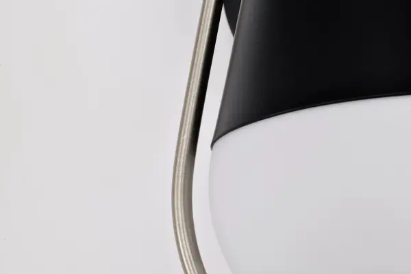 Admiral 1-Light Wall Sconce in Matte Black and Brushed Nickel - Image 16