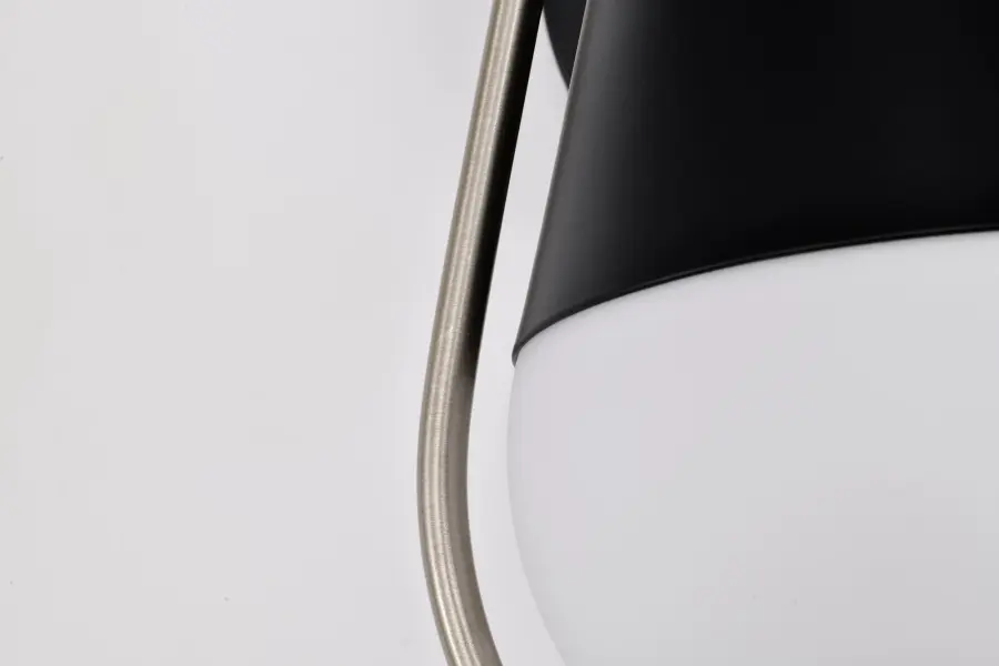Admiral 1-Light Wall Sconce in Matte Black and Brushed Nickel - Image 16