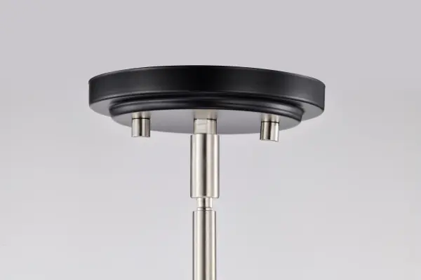 Admiral 1-Light Pendant in Matte Black and Brushed Nickel - Image 7