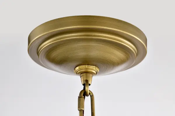 Lafayette 3-Light Pendant in Gray with Natural Brass Accents - Image 7