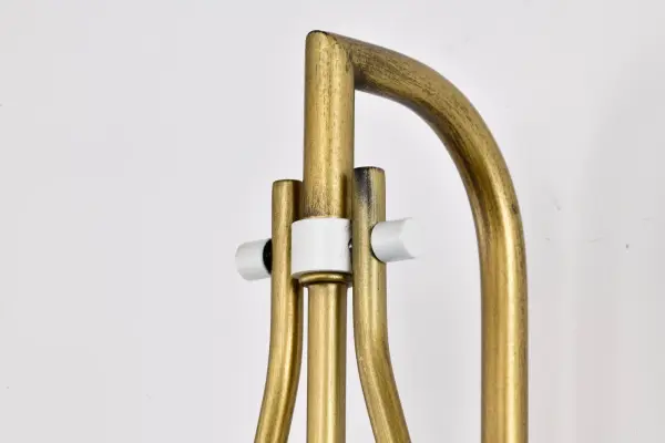 Admiral 1-Light Wall Sconce in Matte White and Natural Brass - Image 13