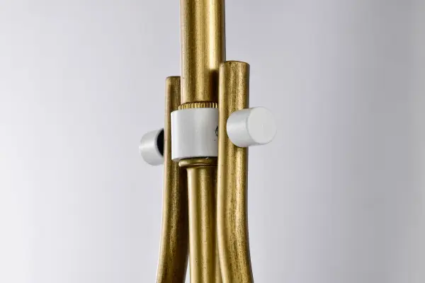 Admiral 1-Light Pendant in Matte White & Natural Brass - Image 12