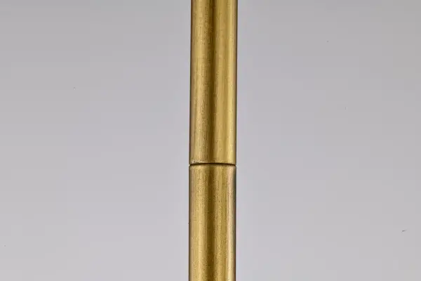 Admiral 1-Light Pendant in Matte White & Natural Brass - Image 8