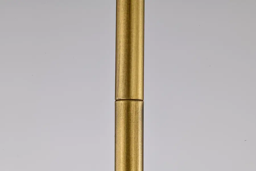 Admiral 1-Light Pendant in Matte White & Natural Brass - Image 8