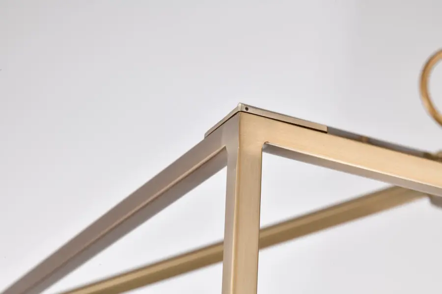 Emma 4 Light Small Pendant in Burnished Brass - Image 12