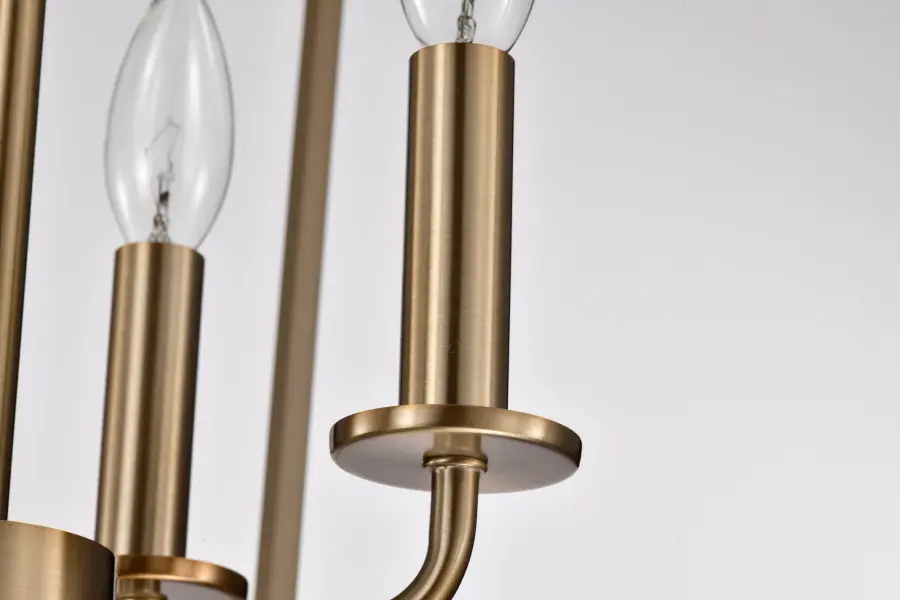 Emma 4 Light Small Pendant in Burnished Brass - Image 10