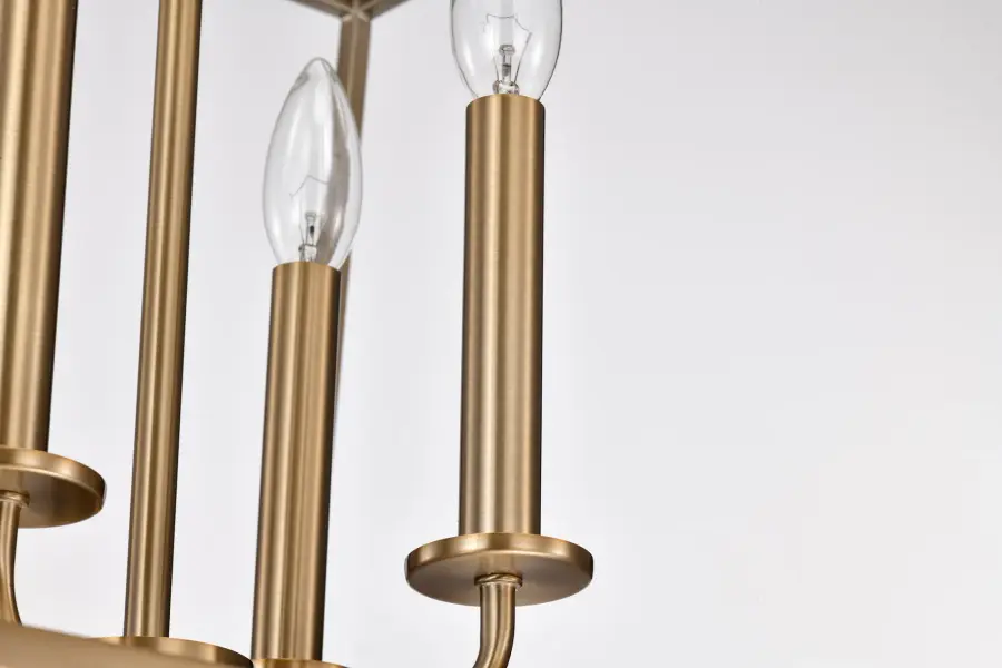 Emma 4 Light Large Pendant in Burnished Brass - Image 11