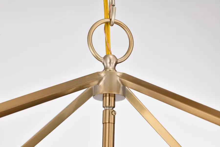 Emma 4 Light Large Pendant in Burnished Brass - Image 15