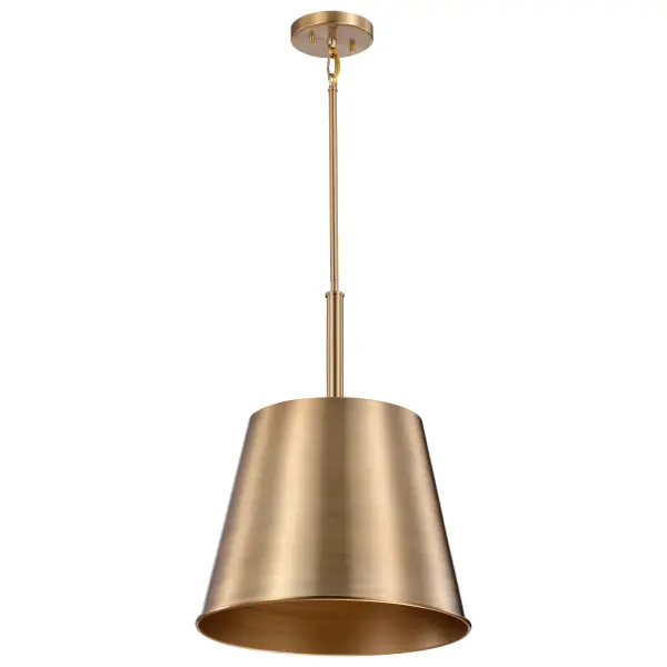 Alexis Large Pendant Light in Burnished Brass and Gold - Image 1