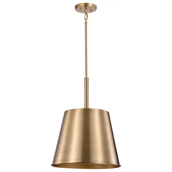 Alexis Large Pendant Light in Burnished Brass and Gold - Image 3